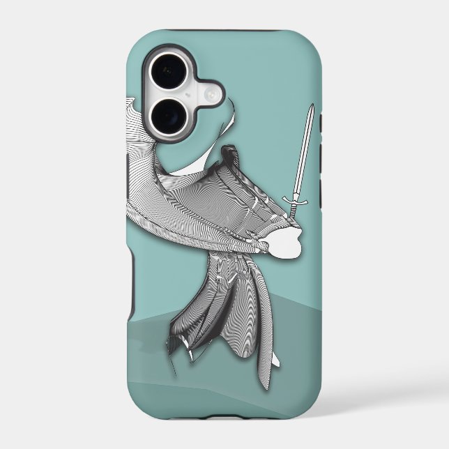 Digital Samurai Iphone Case (Back)