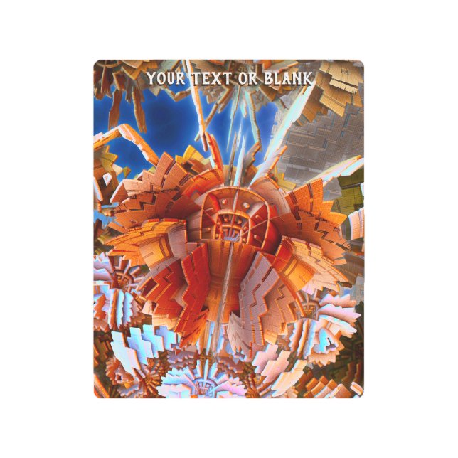 Digital Samurai Metal Print (Front)