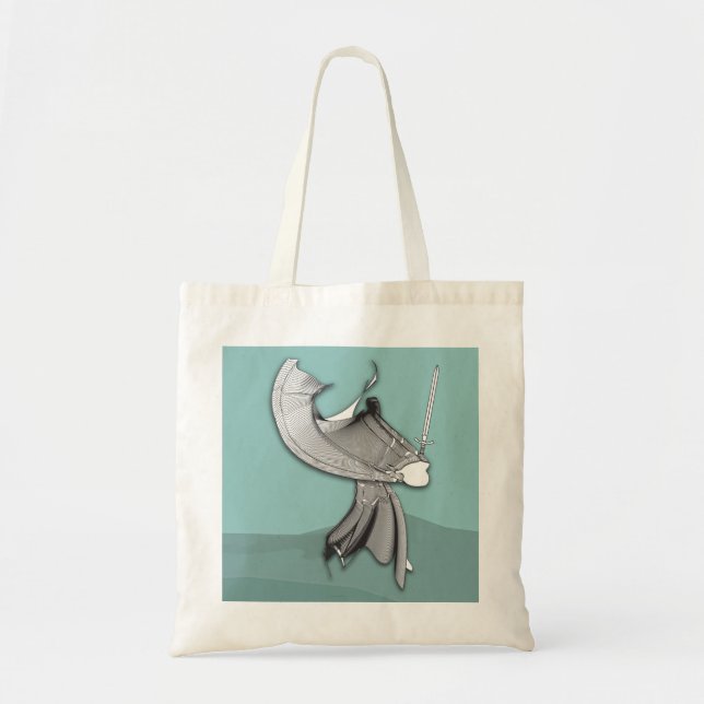Digital Samurai Tote Bag (Front)