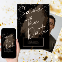 Digital Save the Date Add Your Event Generic Black