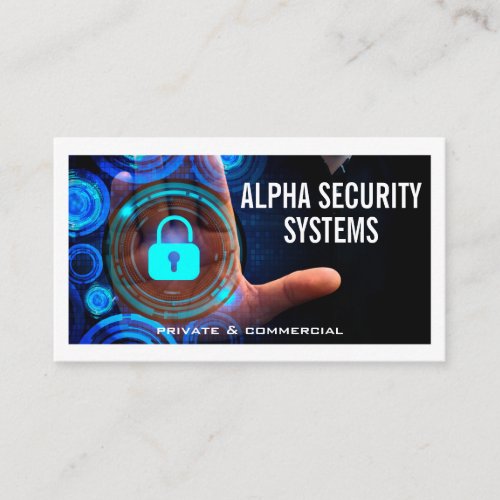 Digital Security Lock  Data Systems  Business Card