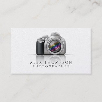 Digital Slr Camera Professional Photographer Business Card by Pip_Gerard at Zazzle