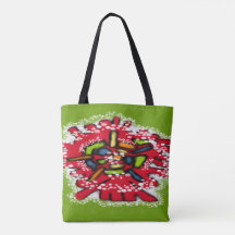 Digital Snowflake tote