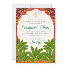 Digital South Indian wedding cards Telugu invites