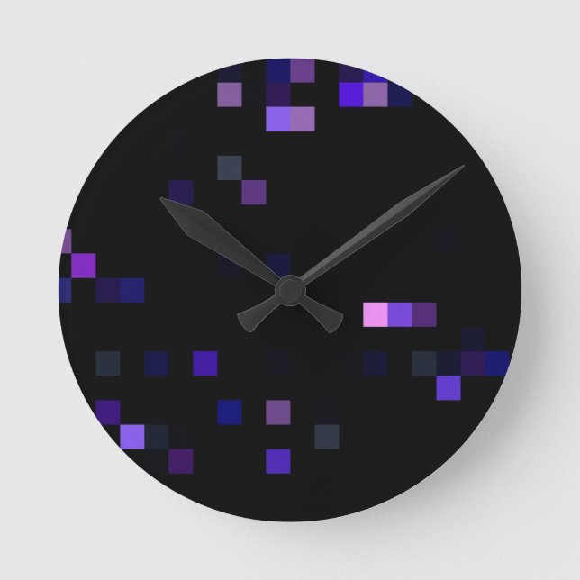 Digital Space Round Clock (Front)