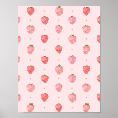 Digital Strawberry Print