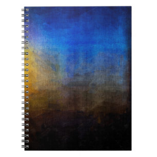 Digital structure of painting. Abstract art vintag Notebook