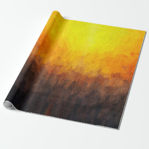 Digital structure of painting. Abstract art vintag Wrapping Paper