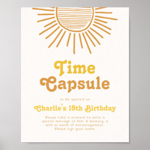 Digital Sun Time Capsule Sign