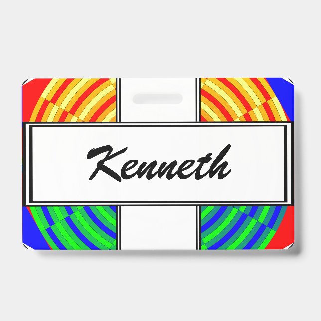 Digital Sunrise by Kenneth Yoncich Badge (Front)