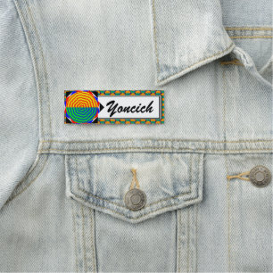 Digital Sunrise by Kenneth Yoncich Name Tag