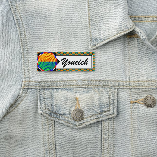Digital Sunrise by Kenneth Yoncich Name Tag (In Situ)