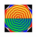 Digital Sunrise by Kenneth Yoncich Statuette<br><div class="desc">Digital Sunrise,  Key Chain.
Images Copyright (C) Kenneth Kenji Yoncich. 
All Rights Reserved.</div>