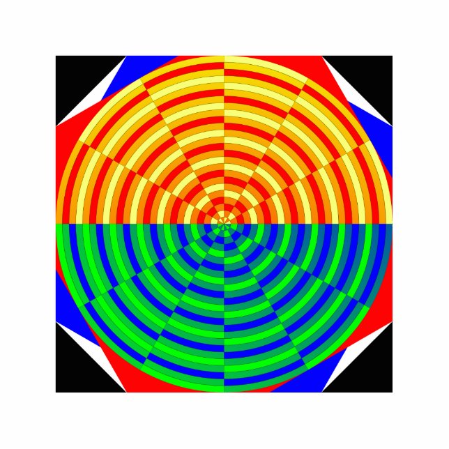 Digital Sunrise by Kenneth Yoncich Statuette (Front)