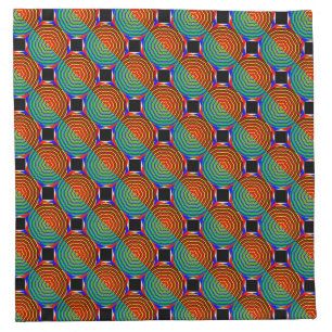 Digital Sunset by Kenneth Yoncich Napkin