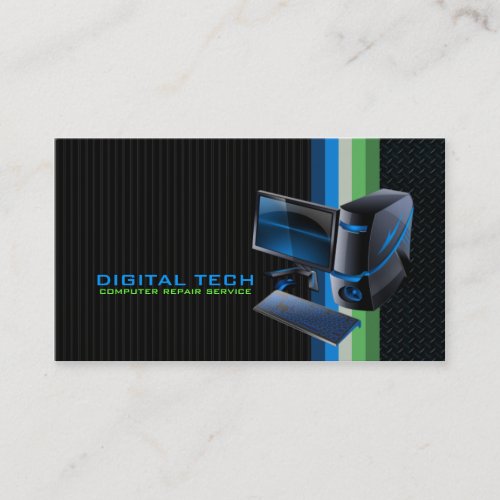 Digital Tech. Computer Business Cards