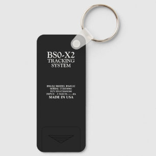 Digital Tracking Ghost Mode Surveillance Design  Keychain