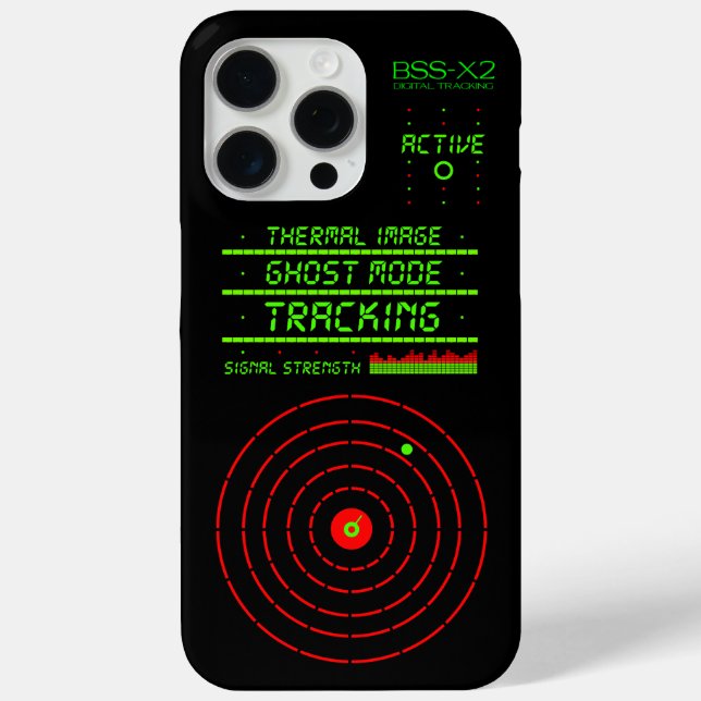 Digital Tracking Security System Surveillance Fake Case-Mate iPhone Case (Back)