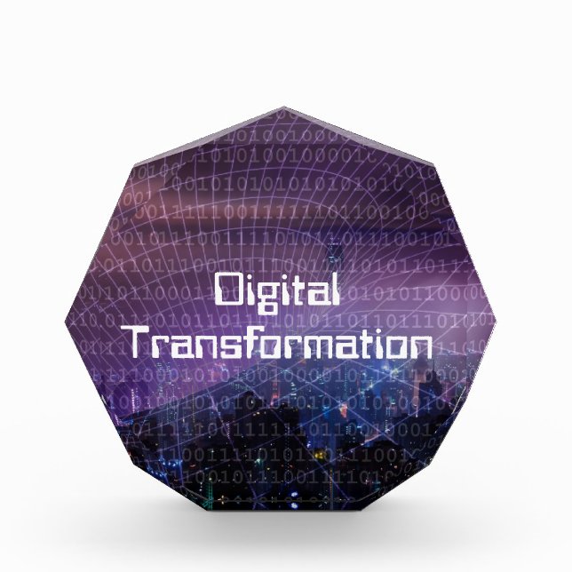 Digital Transformation for Business Acrylic Award (Front)
