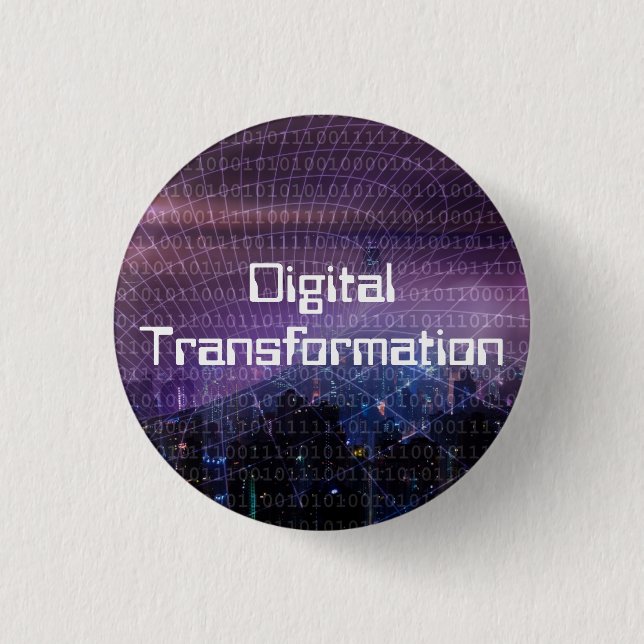 Digital Transformation for Business Button (Front)