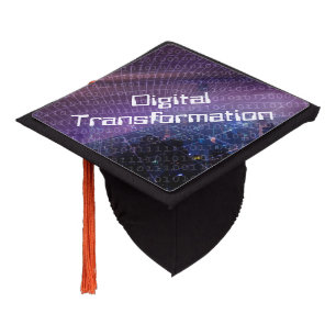 Digital Transformation for Business Graduation Cap Topper