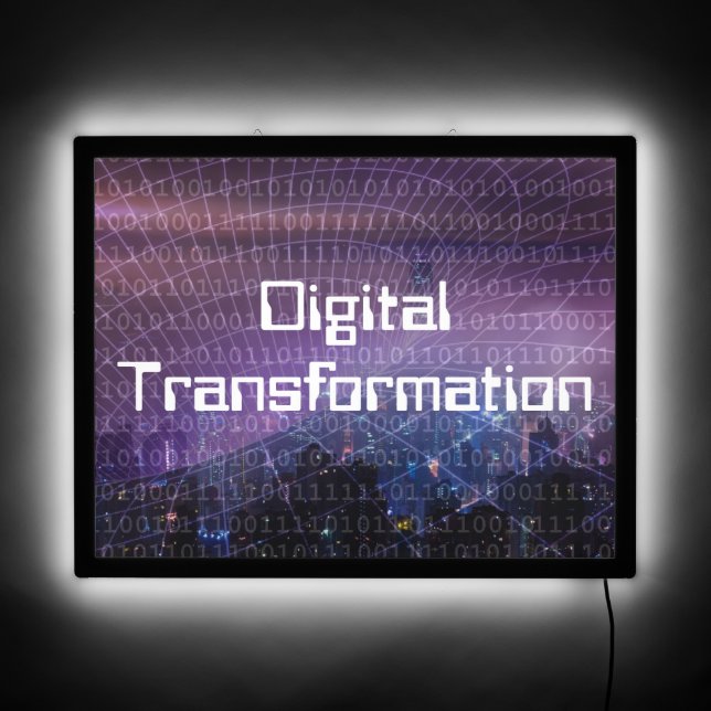 Digital Transformation for Business LED Sign (Front)
