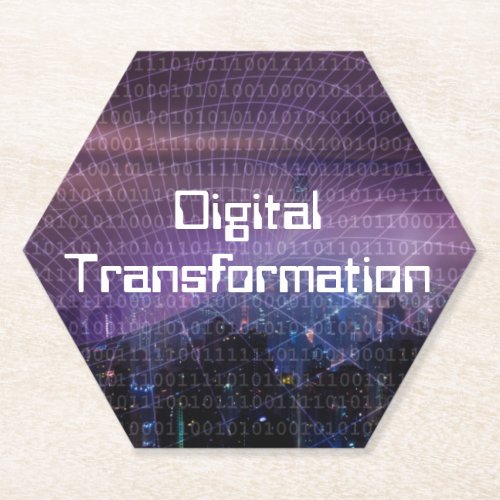 Digital Transformation for Business  Paper Coaster