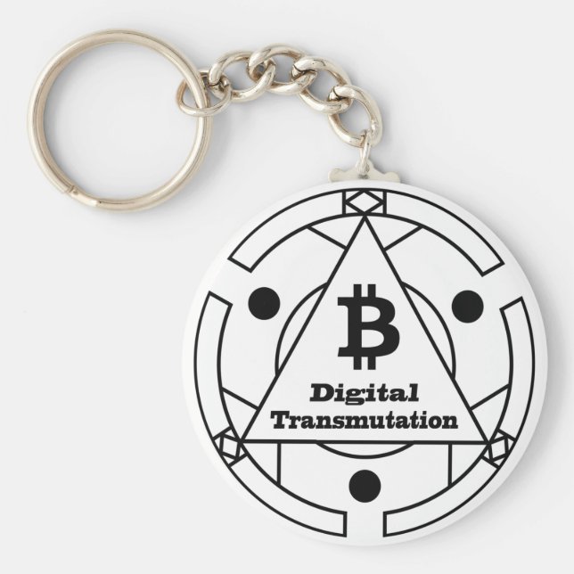 Digital Transmutation Alchemy Keychain (Front)