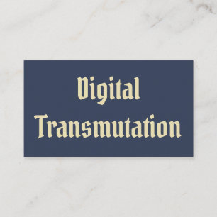 Digital Transmutation Business Card