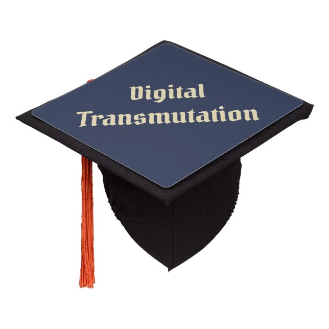 Digital Transmutation Graduation Cap Topper (Angled)