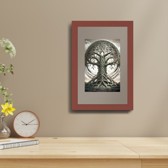 Digital Tree Framed Art (Table Top)