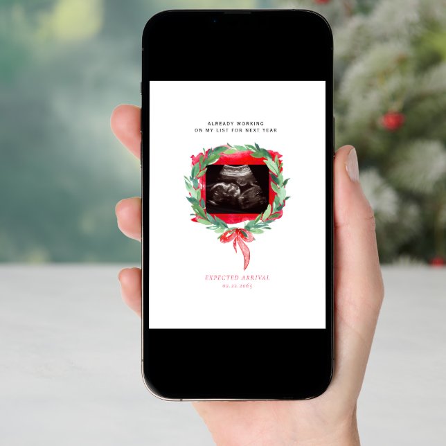 Digital Ultrasound Truck Merry Christmas Card (Front Digital)