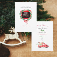 Digital Ultrasound Truck Merry Christmas Card