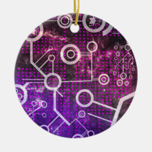 Digital Universe Ceramic Ornament