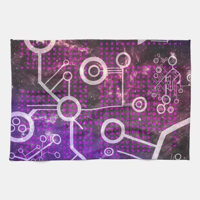 Digital Universe Kitchen Towel (Horizontal)