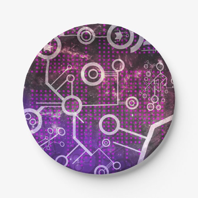 Digital Universe Paper Plates (Front)