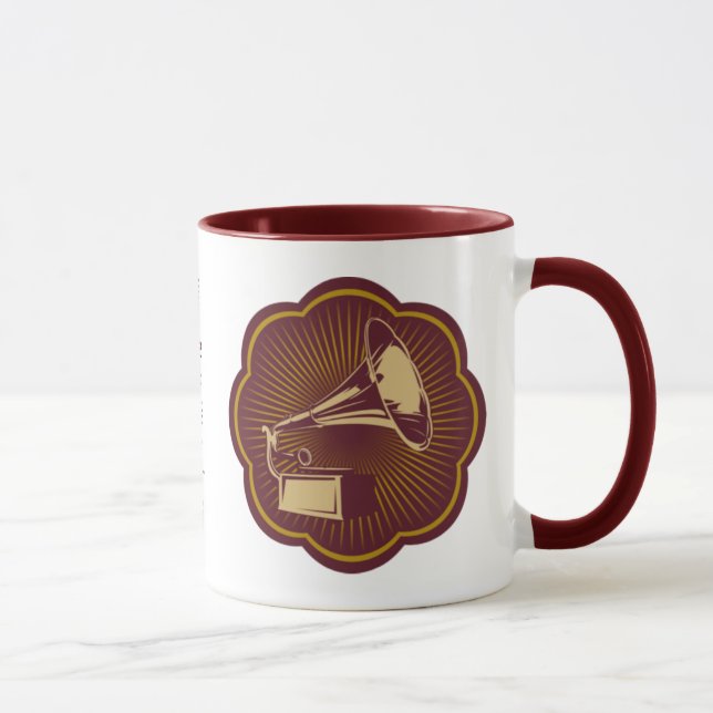 Digital Victrola Coffee Mug (Right)