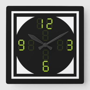 Digital Wall Clock
