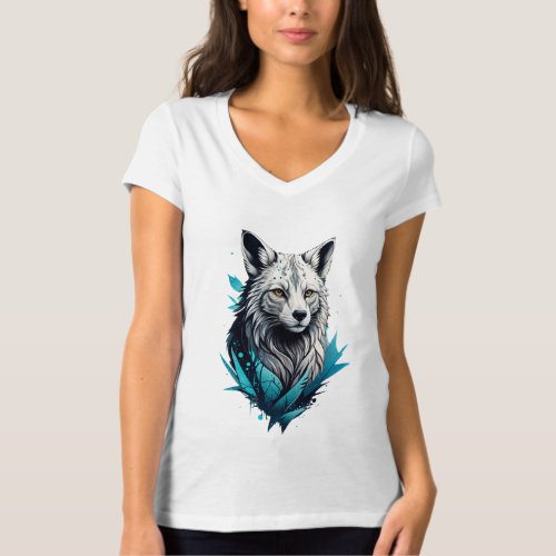 Digital Wolf  T_Shirt