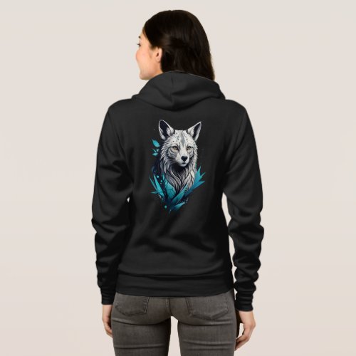 Digital Wolf Women Hoodies  Sweatshirts