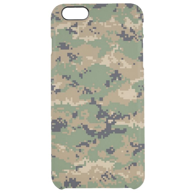 Digital Woodland Camo No.2 Uncommon iPhone Case (Back)