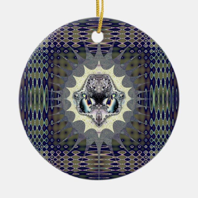 Digital World Ceramic Ornament (Front)