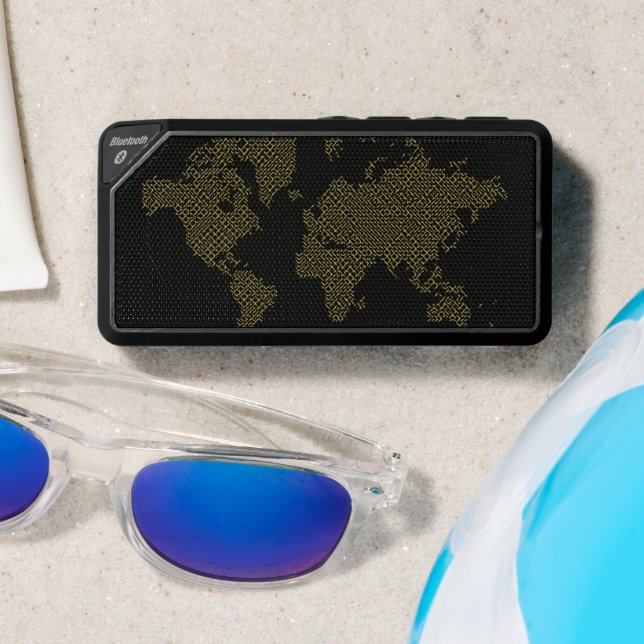 Digital World Map Bluetooth Speaker (Insitu(Beach))