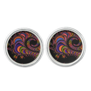 Digital worm cufflinks