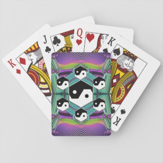 Digital Yin Yang Playing Cards
