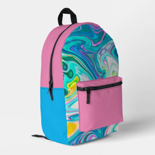 Digitalart Abstract Marbling G597 Printed Backpack