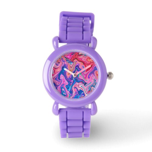 Digitalart Abstract Marbling G611 Watch
