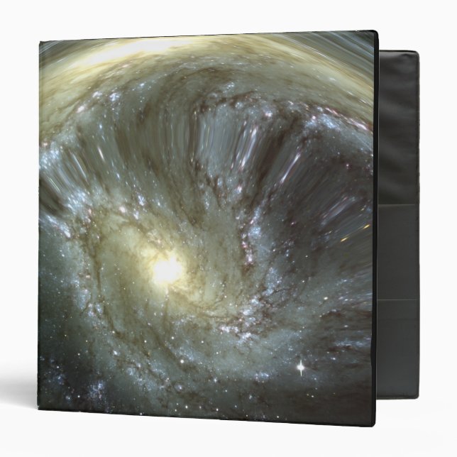 Digitally altered galaxy 3 ring binder (Front/Inside)