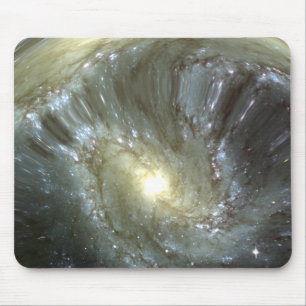 Digitally altered galaxy mouse pad
