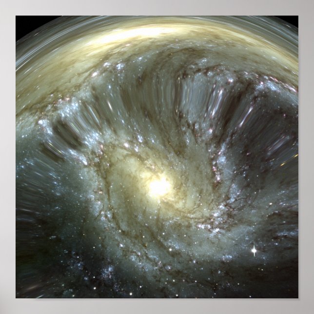 Digitally altered galaxy poster (Front)